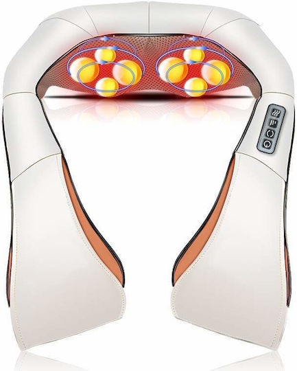 Massage Device Shiatsu for the Neck & the Back with Infrared Heat Brown