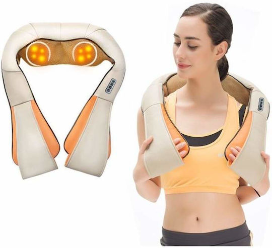 Massage Device Shiatsu for the Neck & the Back with Infrared Heat Brown