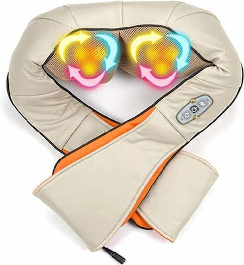 Massage Device Shiatsu for the Neck & the Back with Infrared Heat Brown