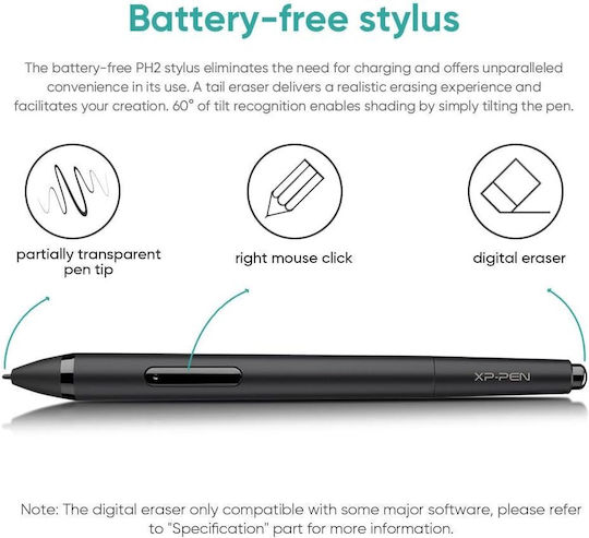 XP-Pen Artist 12 Γραφίδα Σχεδίασης με Όθονη FHD 11.6"