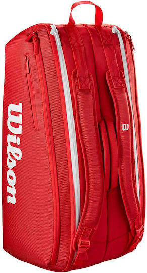 Wilson Super Tour 9 Racket Tennis Bag Red