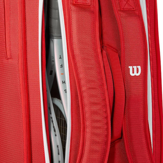 Wilson Super Tour 9 Racket Tennis Bag Red