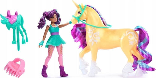 Spin Master Unicorn Academy Doll Set Ava & Leaf for 3+ years+ Years