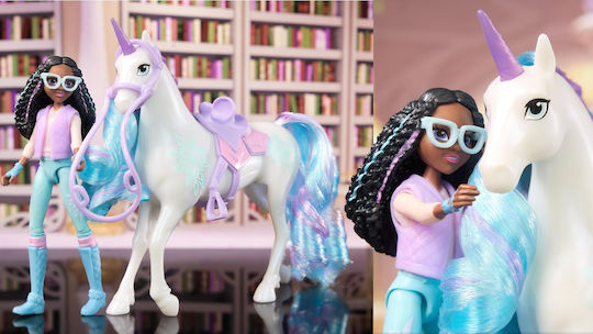 Spin Master Unicorn Academy Doll Set Layla & Glacier for 4+ years old+ Years