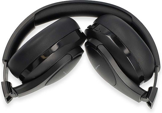 Nedis Wireless / Wired Over Ear Headphones with 28 hours of Operation and Quick Charge Black