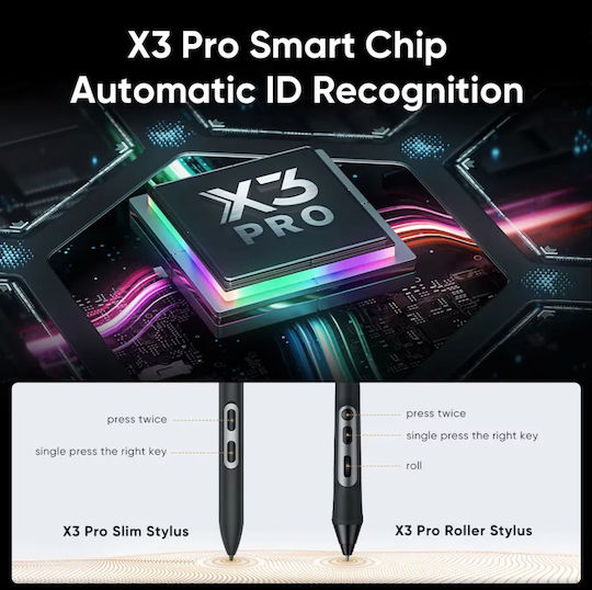 XP-Pen Artist 19 Pro Gen 2 Stilou digital cu ecran 4K 18.4" și Bluetooth