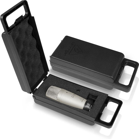 Behringer D2 PODCAST PRO Δυναμικό Μικρόφωνο XLR / USB Επιτραπέζιο σε Λευκό Χρώμα