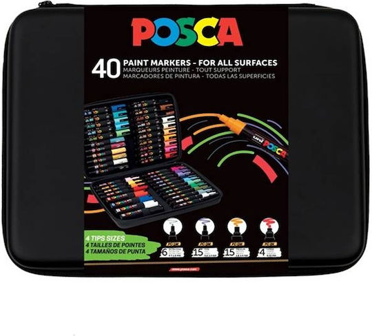 Posca Markers Colorful 40pcs