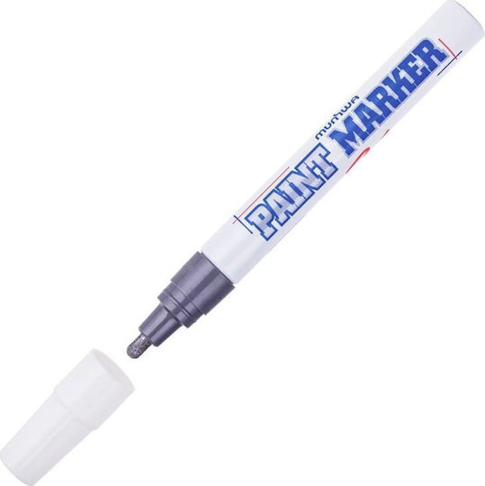 Centropen Ανεξίτηλοι Μαρκαδόροι Silver 4mm Σετ 12τμχ