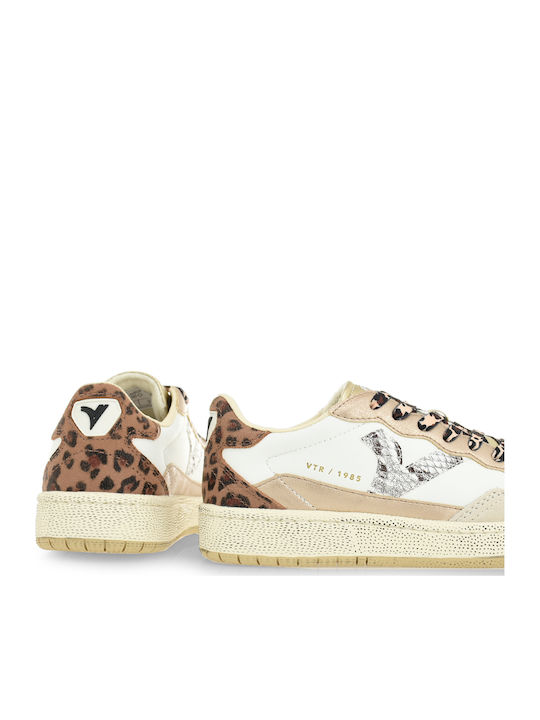 Sneakers Pentru Femei Alb Bronz Bej 8806109-Bej