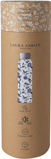 Laura Ashley Petit Fleur Flasche Thermosflasche Rostfreier Stahl 500ml Weiß