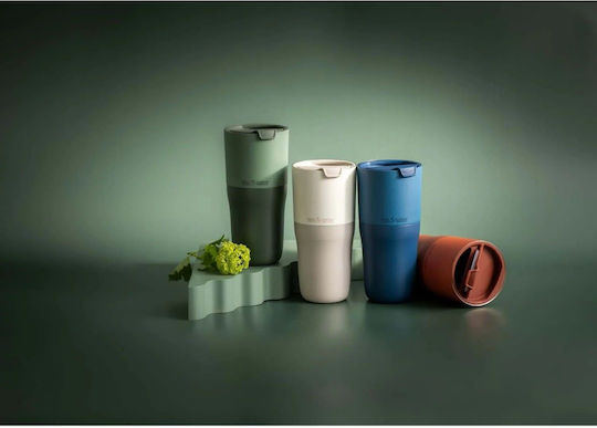 Klean Kanteen Rise Tumbler Glass Thermos Stainless Steel BPA Free 473ml Sea Spray with Straw and Mouthpiece
