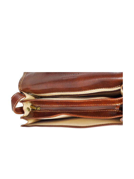 Leather Women's Bag Crossbody Tabac Brown