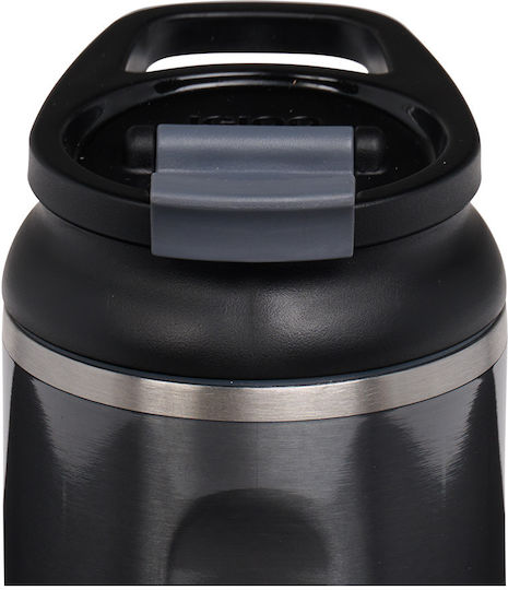 Igloo Tumbler Ποτήρι Θερμός Ανοξείδωτο / Πλαστικό 354ml Γκρι με Καλαμάκι και Λαβή