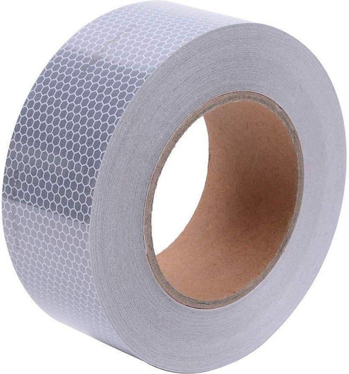 Adhesive Reflective Honeycomb Tape White Roll 5cm X 25m