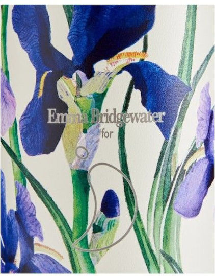 Chilly's Emma Bridgewater Μπουκάλι Θερμός Ανοξείδωτο BPA Free 500ml Blue Iris