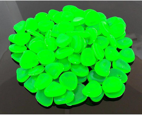 Set 100 fluoreszierende Dekosteine Farbe Grün Avx-ag653b