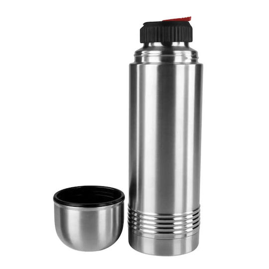 Tefal Senator Μπουκάλι Θερμός Ανοξείδωτο 700ml Ασημί με Καπάκι-Κύπελλο