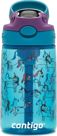 Contigo Easy Clean Kids Water Bottle 420ml Unicorns