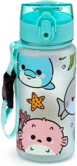 Puckator Adoramals Sticlă Pentru Copii din Plastic 350ml (Diverse Modele Sau Culori)
