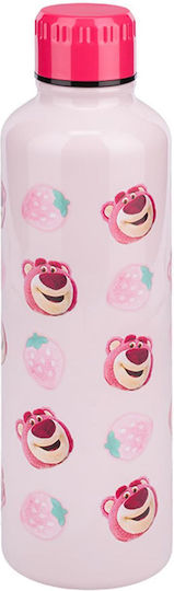 Paladone Kids Water Bottle Stainless Steel with Screw Cap Non Spill Pink 500ml (Various Designs/Colours)