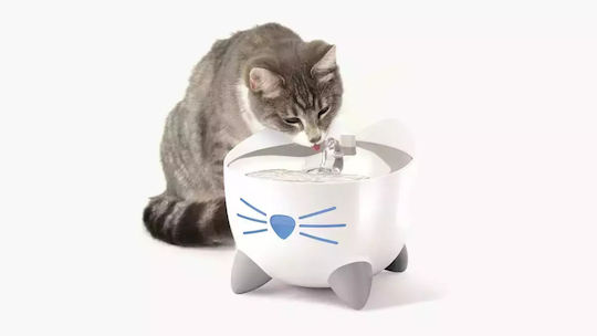Catit Pixi Automatic Stainless Steel Waterer / Fountain for Dog & Cat 3x 2lt 17cm in White Color