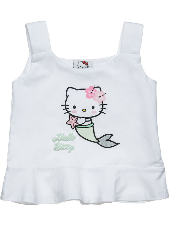 Kids' Set with Shorts Summer 2pcs White