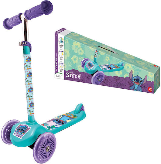 AS Kids Scooter Plus Stitch 3-Wheel for 3+ Years Green