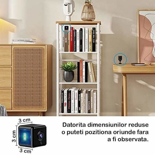 Κρυφή Κάμερα WiFi 1080p με Υποδοχή για Κάρτα Μνήμης