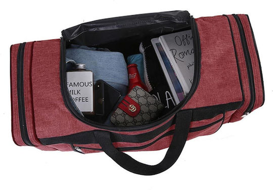 Amber Sack Voyage 65lt Burgundy Fabric L68xW30xH32cm