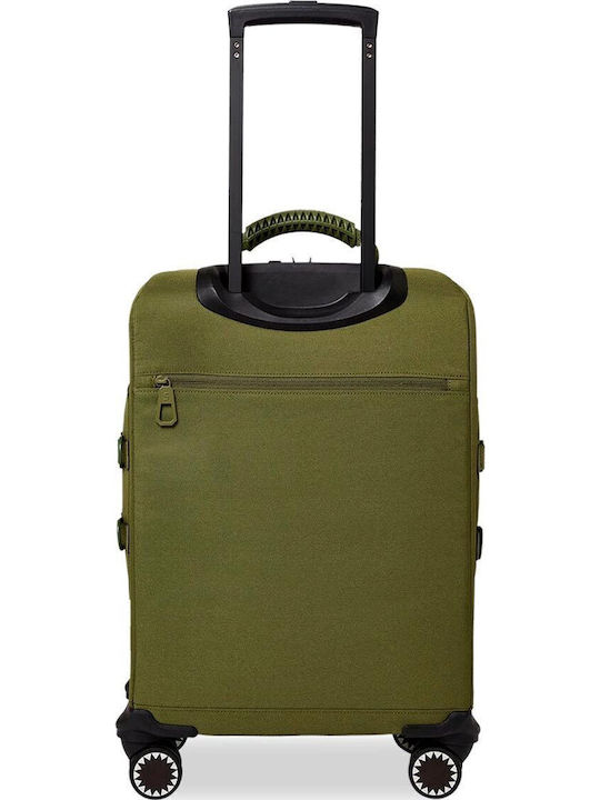 Sprayground Special Ops Global Hawk Koffer Kabine Stoff Khaki mit 4 Räder Höhe 49.5cm
