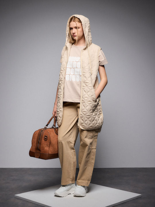 Women's T-shirt Beige