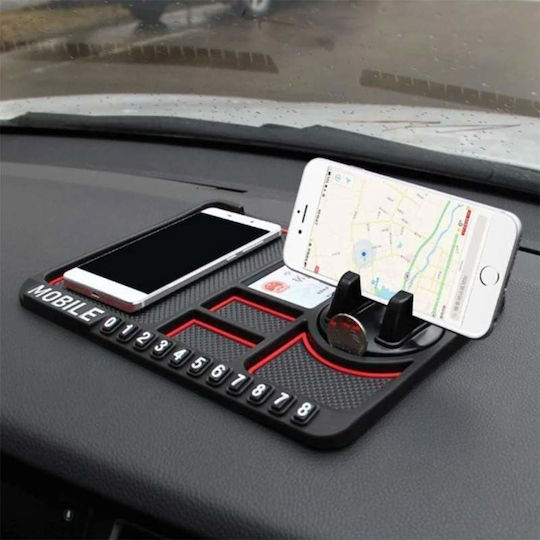 Suport Auto pentru Telefon cu suprafață antiderapantă Neagră