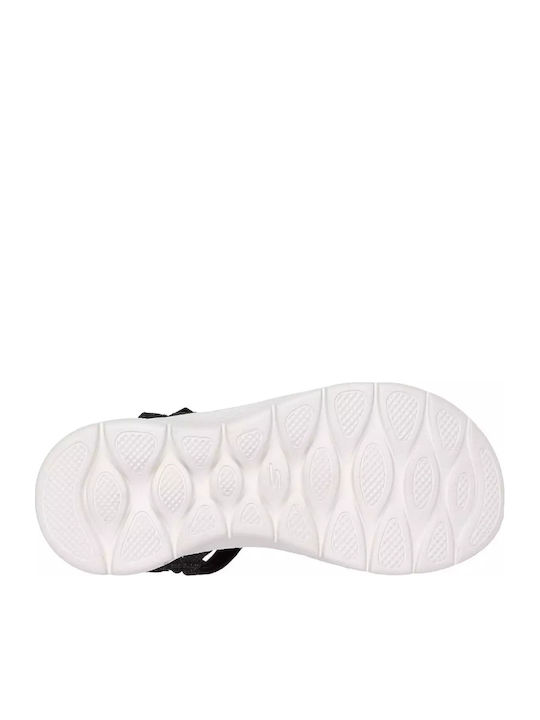 Go Walk Flex Sublime Γυναικεία Ανατομικά Σανδάλια Sporty Μαύρα 141451-BKW