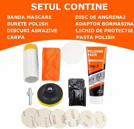 Set de Restaurare și Îndepărtare a Opacității pentru Faruri Auto