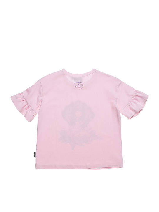 Kinderhemd Kurzarm Rosa