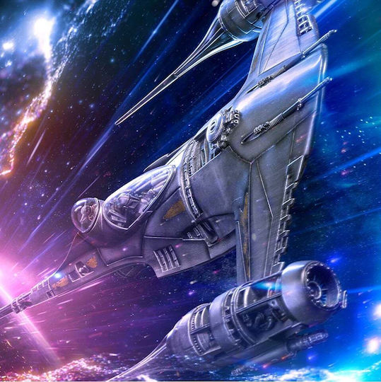 Star Wars Mandalorian N-1 Starfighter Statue Demi Scale 1:20 Fan Shop Merchandise