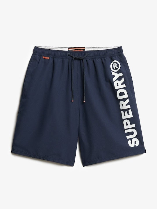 Herren Badebekleidung Shorts Nautical Navy mit Mustern