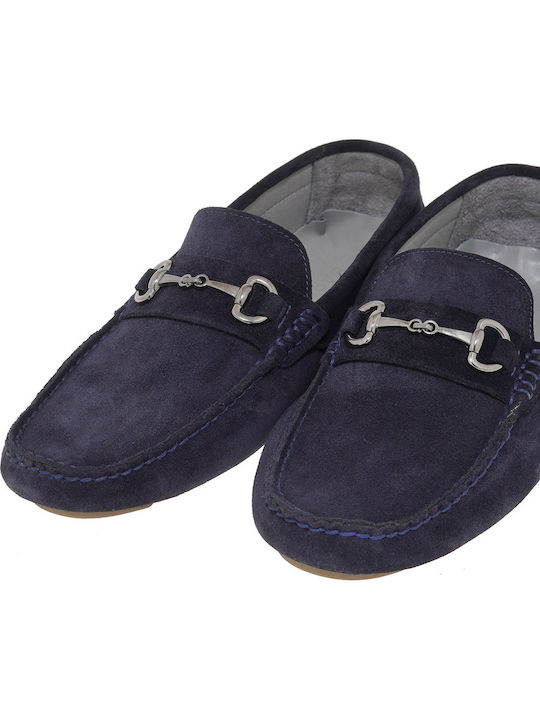 Men's Suede Loafers Blue