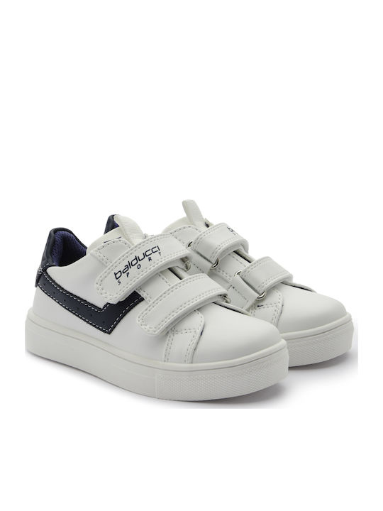 Παιδικά Sneakers με Σκρατς Λευκά