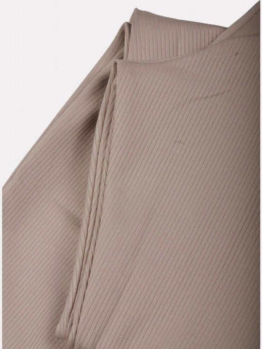 Women's Training Legging High Waisted BEIGE