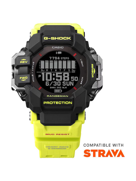 Casio G-shock Ρολόι Solar με Καουτσούκ Λουράκι Casio G-shock Ρολόι Solar με Καουτσούκ Λουράκι
