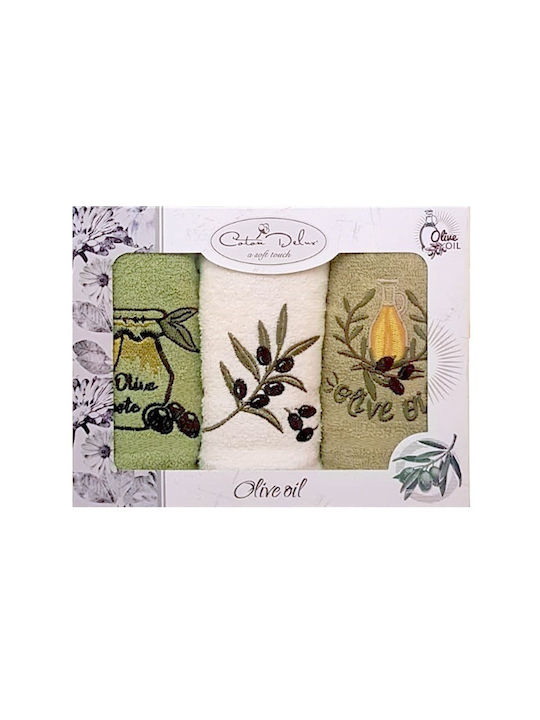 Coton Delux Prosop din 100% Bumbac 30x50cm 3buc