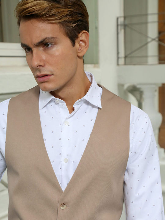 Men's Vest Camel