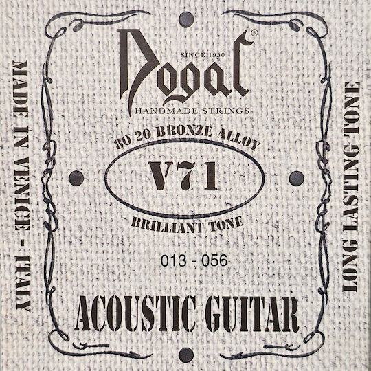 Dogal Set Acoustic Guitar Strings 80/20 Bronze 13 - 56