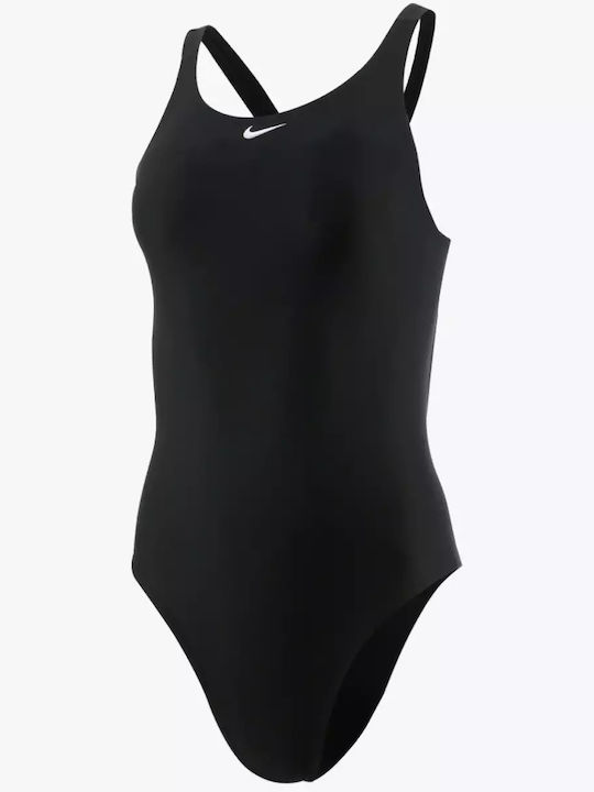 Athletic One-Piece Swimsuit Black