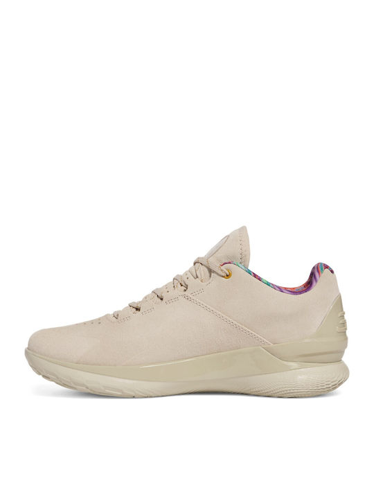 Curry 1 Low Flotro Lux Low Basketball Shoes Beige