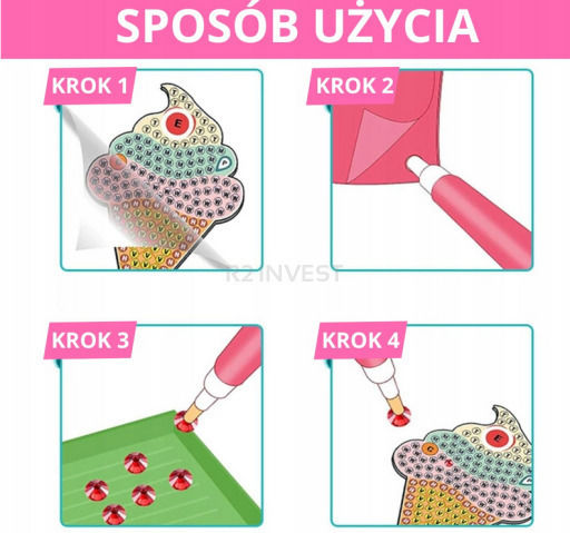 Diamond Embroidery Set – Dinosaur Stickers 20 X 15.5 X 4 Cm 5908222241728 Spm