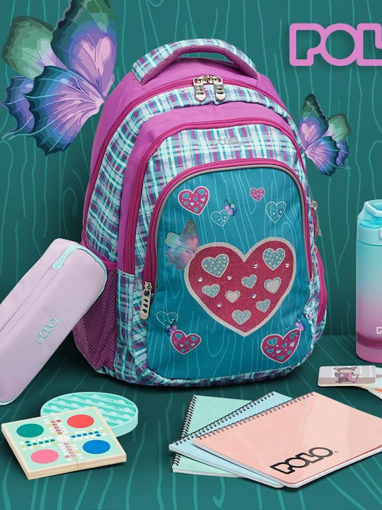 Polo Spirit School Bag Backpack Elementary, Elementary Spirit Heart 23Liters 2023