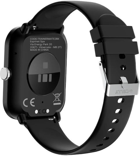 Celly TRAINERMATE2 45mm Smartwatch (Negru)
